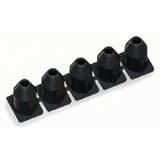 Insulation stop 0.75 - 1 mm² 5 pieces/strip black