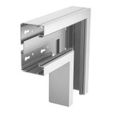 BRA FWF70130 EL  Flat corner SIGNA STYLE, descending, 70x130, Aluminum, Alu anodized