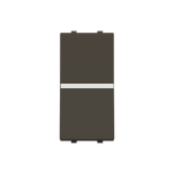 Push-button, SP without symbol - 1M - Anthracite