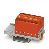 PTFIX 12X4-NS35 RD - Distribution block