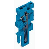 End module for 1-conductor female connector CAGE CLAMP® 4 mm² blue