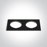 BLACK DECORATIVE BASE SQUARE DOUBLE FOR 10105H / 10112HA