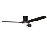 Fan Stem Evo ø1220mm Tube Black with Black Blades Black LED 2875 SW 3000-4000-5000K ON-OFF