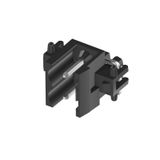 PCB plug-in connector, male header, open side, THT solder connection, 5.08 mm, Number of poles: 2, 180°, Solder pin length (l): 2.4 mm, tinned, black, Box