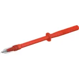 Test probe, socket 4 mm, rigid, 1 kV, red, 24.0238-22