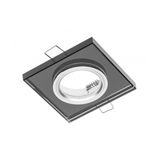 Spot luminaire housing PALACE II, IP20, square, black