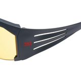 3M™ SecureFit™ Safety Glasses, Grey frame, Scotchgard™ Anti-Fog, Amber
