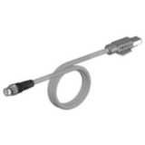 Ethernet Cat.5 cable, PVC, robotic, M12 straight plug / RJ45 plug, 5 m