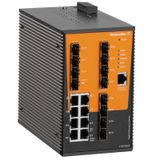 Network switch, managed, Gigabit Ethernet, 8x RJ45 10/100/1000BaseT(X)