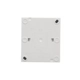 Single switch + socket, white, 16A, 10AX