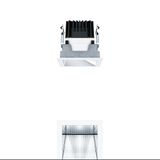P-INF Q100WW 1000-930 LDO AL WH - LED ceiling-recessed luminaire
