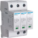 SPD 3P pluggable 12,5kA ind. TNC & cont