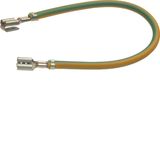 Earth-cable plugable length 150mm green-yellow