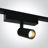 43116F/B/V BLACK 5W 48V CCTV IP20 ADJUSTABLE FLAT MAGNETIC