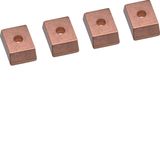 Connectionblock , 200A, Copper, (4Pieces)