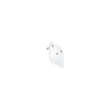 SUP2 TRACK U TL END PLATE WH - End cap