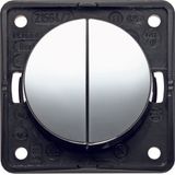 Series switch, common input terminal, Integro - Design Flow/Pure, chr 