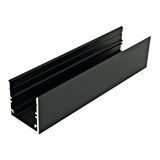 Aluminium profile CLR L-2000mm W-35mm H-35mm black