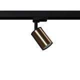 TRACK LAMP 3 PHASE MOVABLE WINX BLACK/GOLD GU10 3000K 7W 510LM