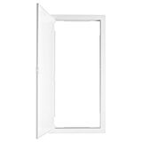 Plastic frame for BK085, 4-rows, IP40, white door