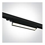 65026T/B/V BLACK 40W CCTV TRACK LIGHT ADJUSTABLE 230V