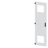 SIVACON, door, left, with cutout for filter fan, with ventilation openings