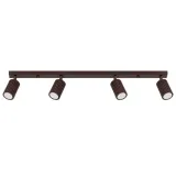 Ceiling lamp KARBON 4L brown