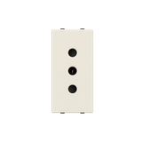 Socket outlet IT P11 10A - 1M - White