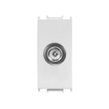 TV socket 1M 0dB, white