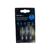Incandescent Candle Bulb 3W E10 C6 48V Clear