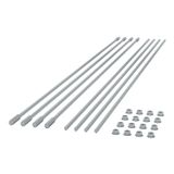 Supporting Rods 1500 mm x8 Zinc