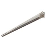 AW 15 61 A4 Wall and support bracket with welded head plate B610mm