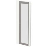 Transparent door 5PW/12GU, left, RAL7035