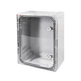 Cabinet MAGNA 39134-T, 400x300x165mm, transparent door, IP65