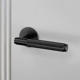 DOOR HANDLE / FIXED / SINGLE-SIDED / CROSS / BLACK