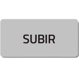 Adhesive label "SUBIR"