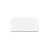 End cap for PG2 without hole, white, 1pc