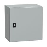 Spacial CRN plain door w/o mount.plate. H300xW300xD200 IP66 IK10 RAL7035..