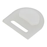 Silicone end cap long hole for silicone profile 19x19 round