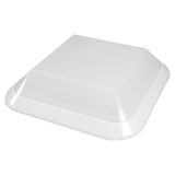 DOTA, LED with PIR motion sensor, 12W, 4000K, 1200lm, white-polypropylene, cover mat-polycarbonate, IP44, IK10