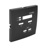 COV PLAT F/GEN BLIND CTRL MOD W/IR CTRL MT BK