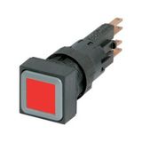 Q18LT-RT/WB Illuminated pushbutton actuator, red, momentary, +filament lamp 24V