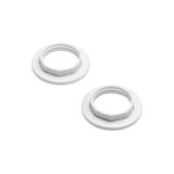 Ring for socket E14, 1 set = 2 pcs, white