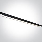 43100FD/B/V BLACK 30W LINEAR LIGHT CCTV 48V IP20