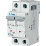 PL7-B3/2 Miniature circuit breaker (MCB), 3 A, 2p, characteristic: B
