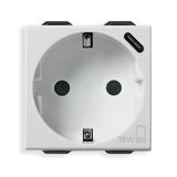 2P+E 16A DE SICURY outlet +USBC 15 white