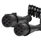 Spring cable TIR 2x 7 PIN type N 5m 24V AMIO-04380