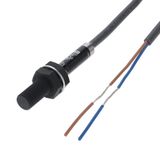 Proximity sensor, Metal head for long distance detection, M8, Sn=2 mm, 2-wire, NO, 2 m cable E2EF0009B