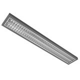 MODUS AREL5000, 2x LED, 1545mm,  mat AL louvre , ceiling/pendant, LED 830, NONSELV 250mA not dimable