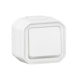 PLEXO PUSH BUTTON NO CONTACT LOCATOR - WHITE - SURFACE